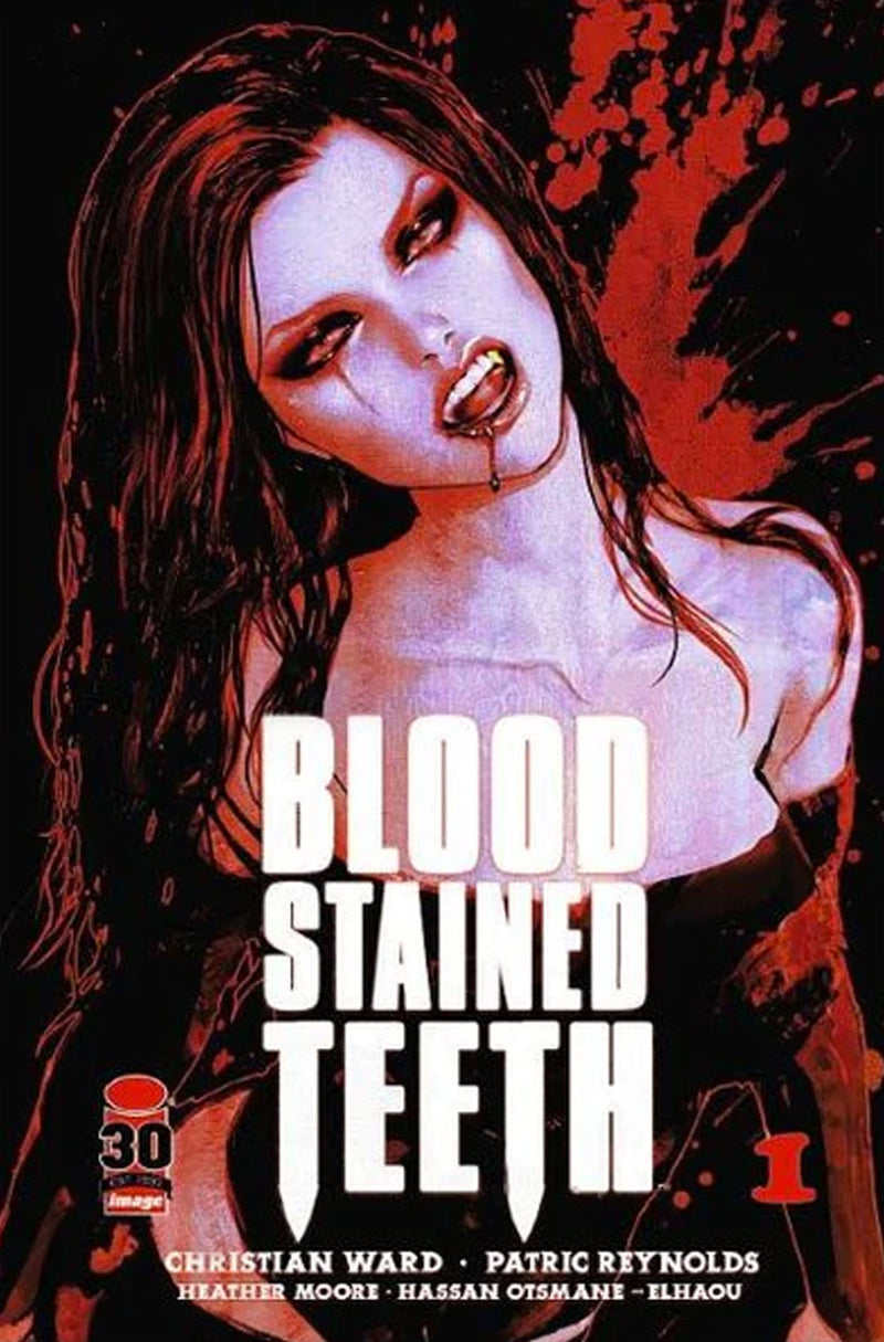 BLOOD STAINED TEETH